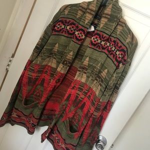 Multi colored knit sweater